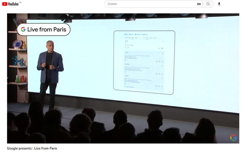 Google nieuws en de gevolgen voor seo - maart 2023 live vanuit Parijs